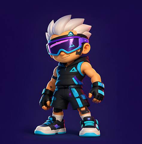 Tech mascot — coach for Bend & Reach